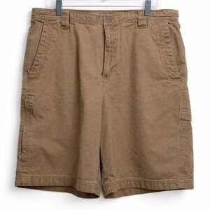 Columbia Men's Omni Shield Tan Cargo Shorts- VGUC- 9in